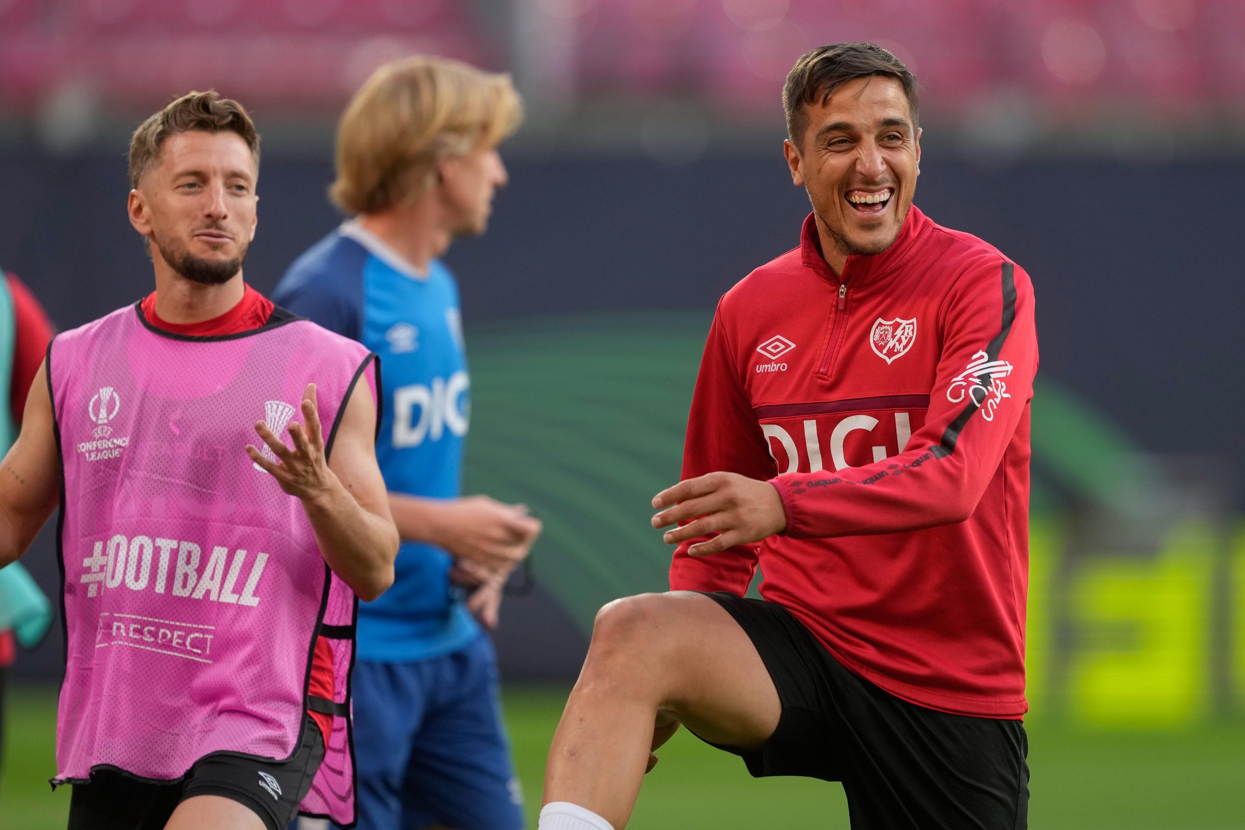 Rayo’s Oscár Trejo and Ivan Balliu