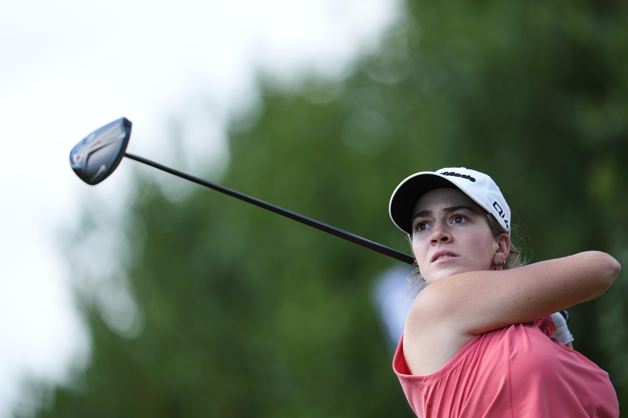 Spanish amateur Paula Martin Sampedro drives at the Open