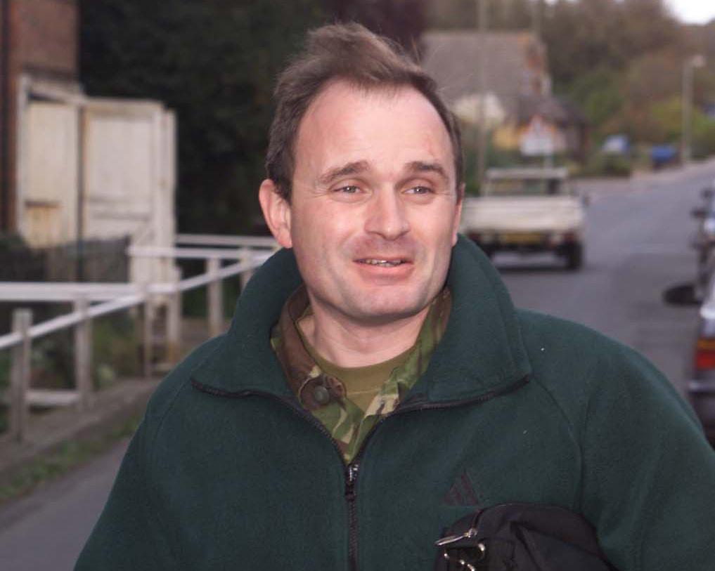 Charles Ingram wearing a dark green fleece