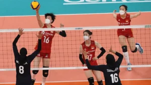 Controverse en Chine après le port de masques N95 par l&rsquo;équipe féminine de volley-ball