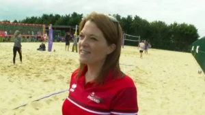 Inauguration de nouveaux terrains de beach-volley à Birmingham