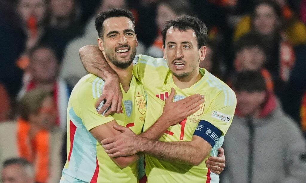 L&rsquo;Espagne et l&rsquo;Allemagne se qualifient pour les demi-finales de la Ligue des Nations