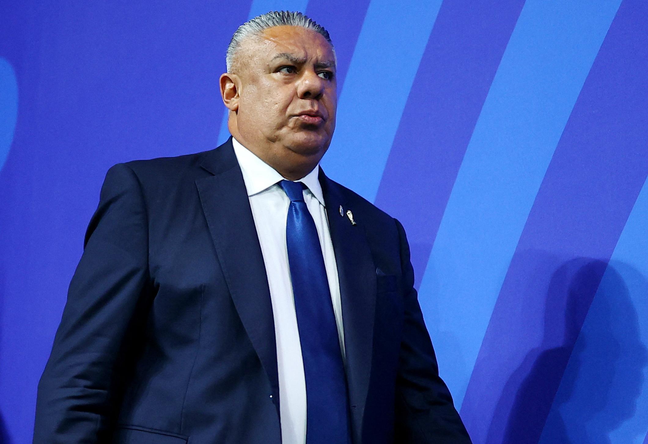 The AFA president Claudio Tapia