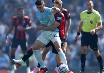 Manchester City affronte Bournemouth en Premier League : suivi en direct