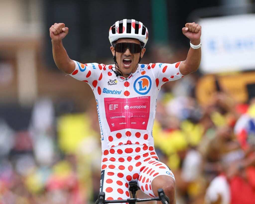 Pogacar se dirige vers la victoire après la 20e étape remportée par Carapaz