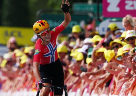 Sigrid Haugset surprises favorites at Tour de France Femmes with stunning victory