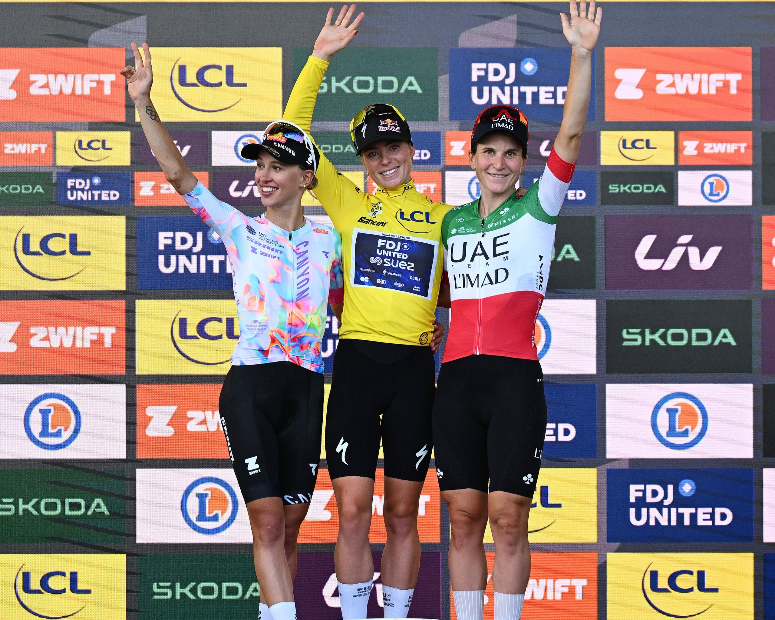 The podium.