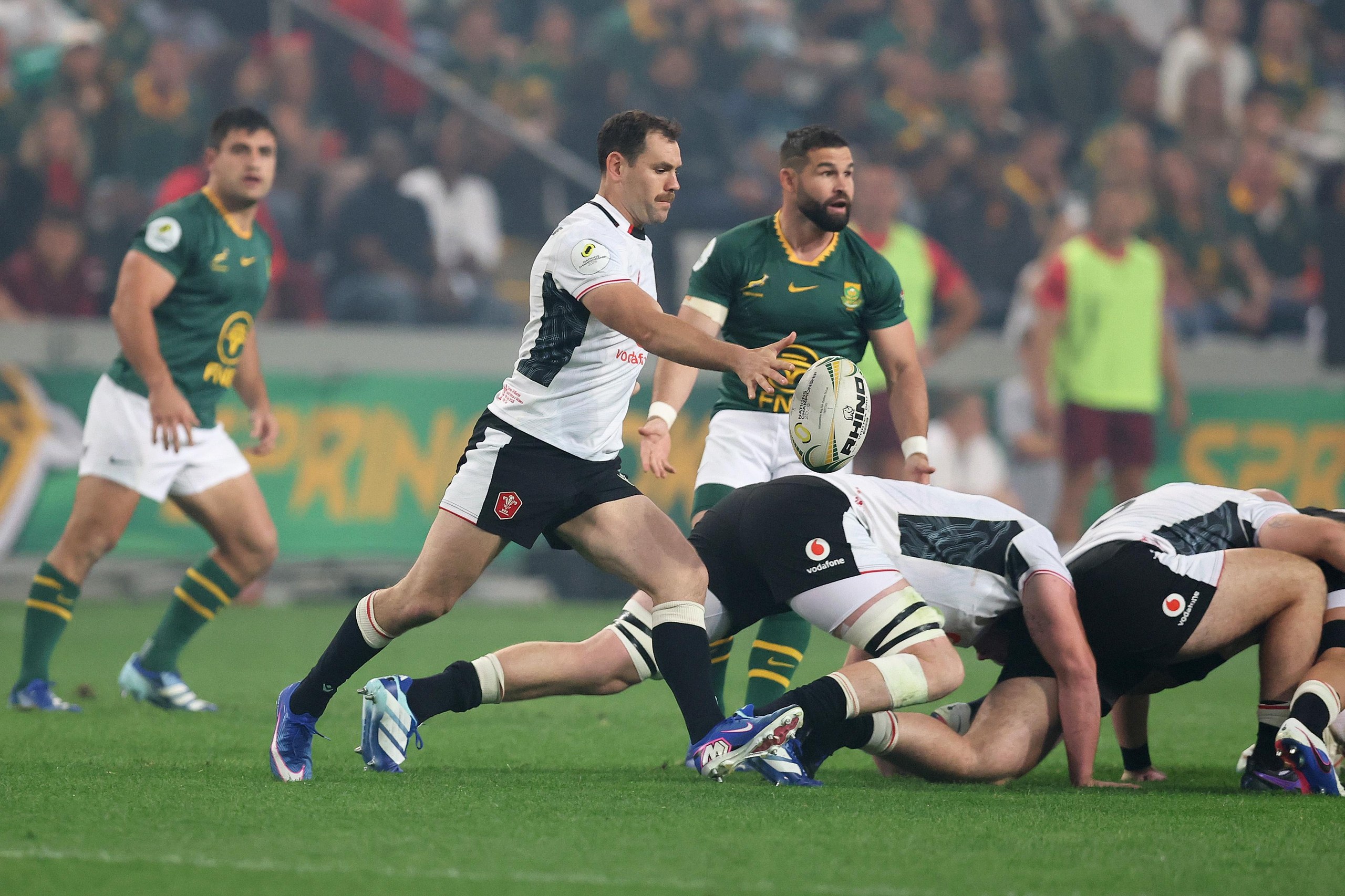Tomos Williams kicks clear