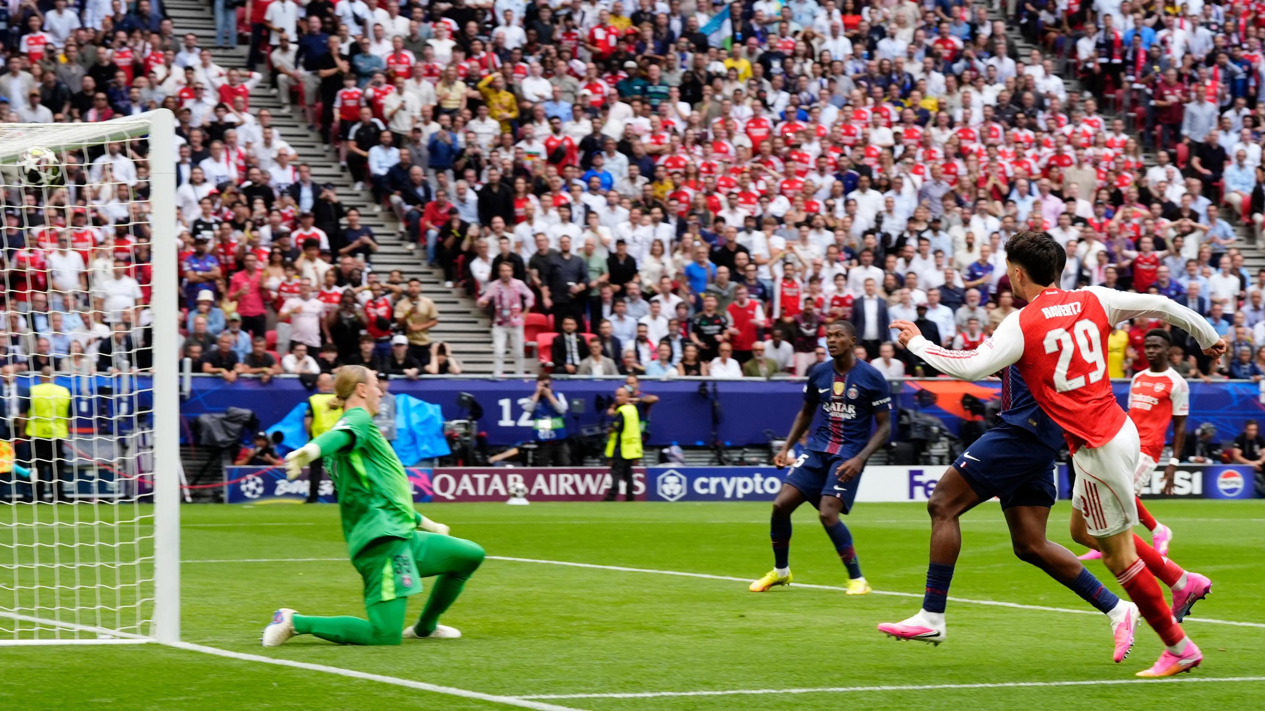Kai Havertz gives Arsenal an early lead