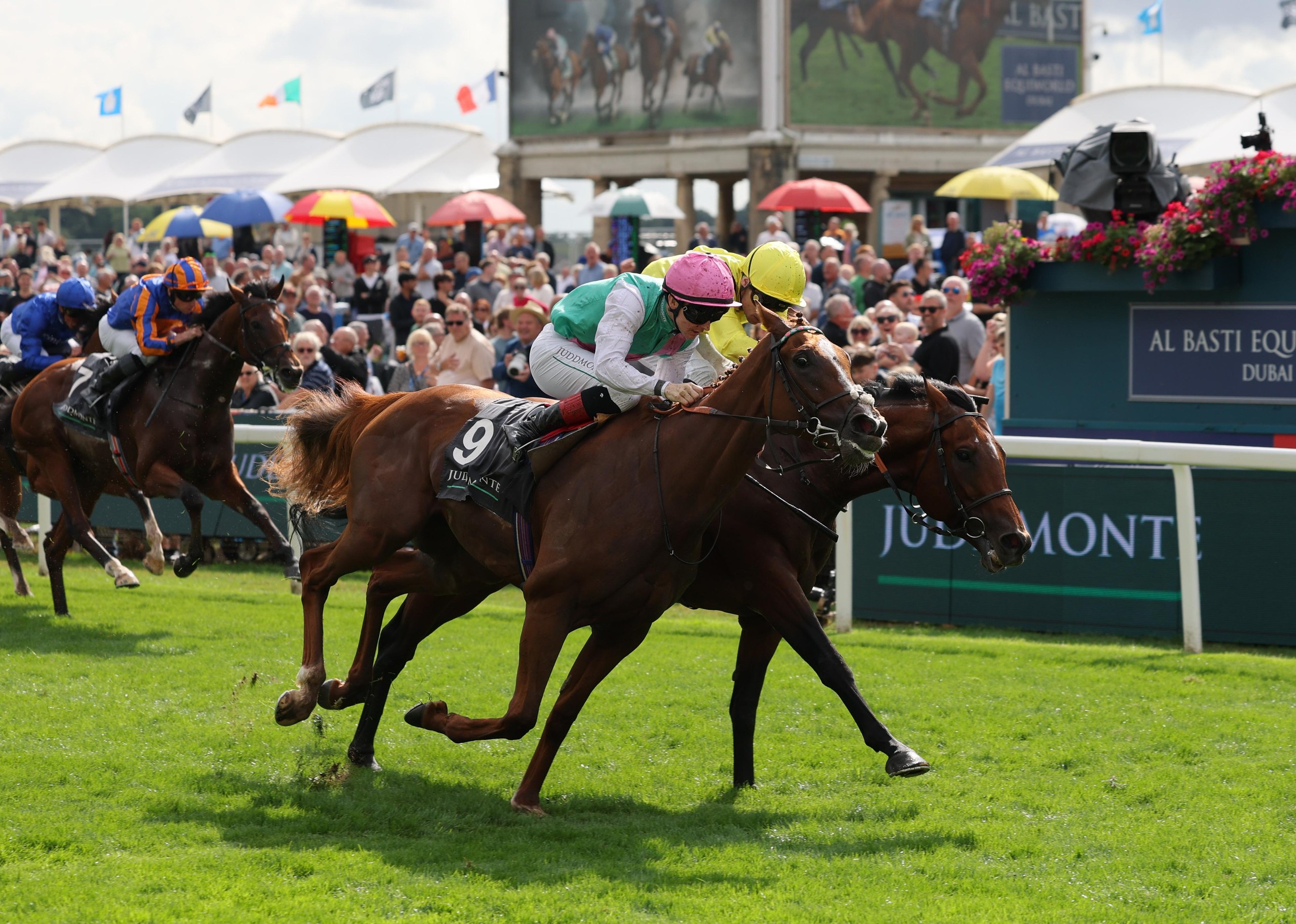 Item ridden by Colin Keane on their way to winning the International Stakes.