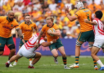 Rugby : l&rsquo;Australie affronte le Japon dans le championnat des nations