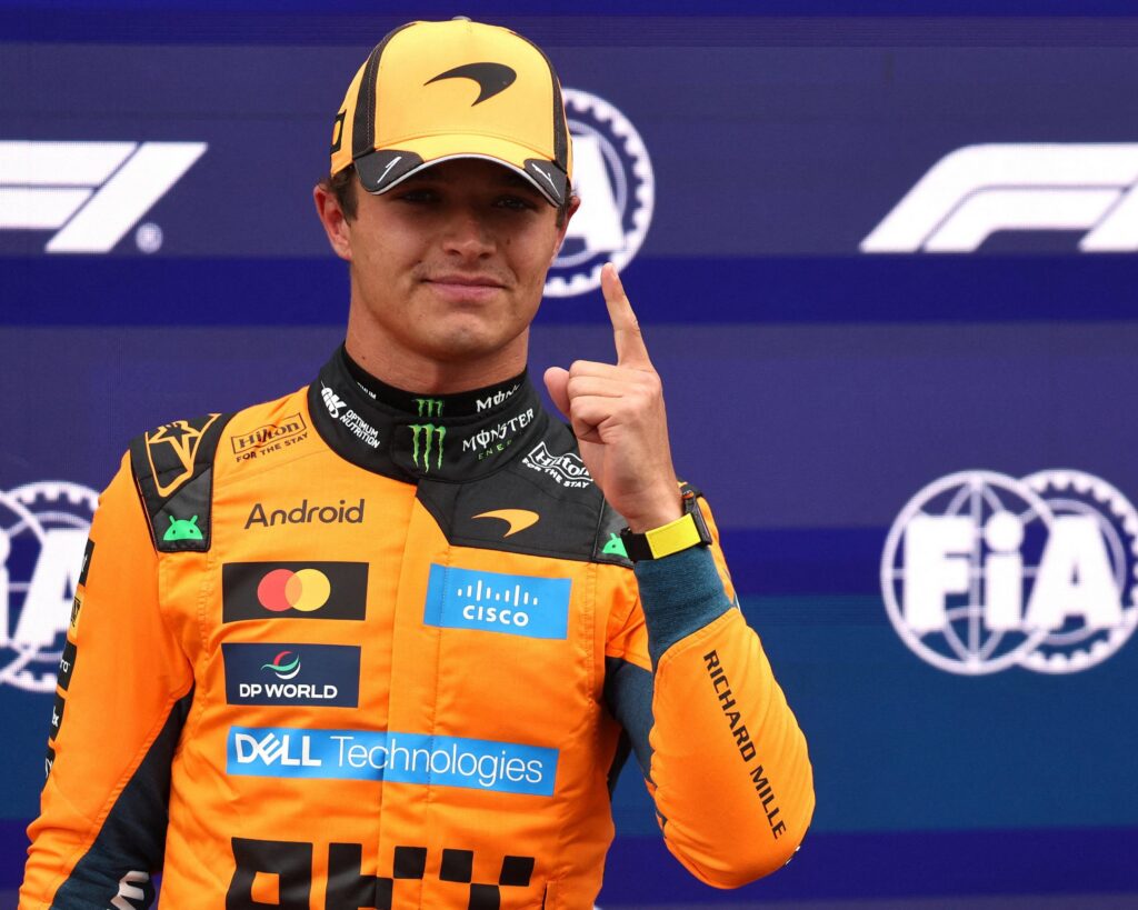 Lando Norris décroche la pole du GP des Pays-Bas en devançant Russell et Antonelli