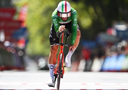 Filippo Ganna s&rsquo;impose lors du contre-la-montre de la Vuelta a España