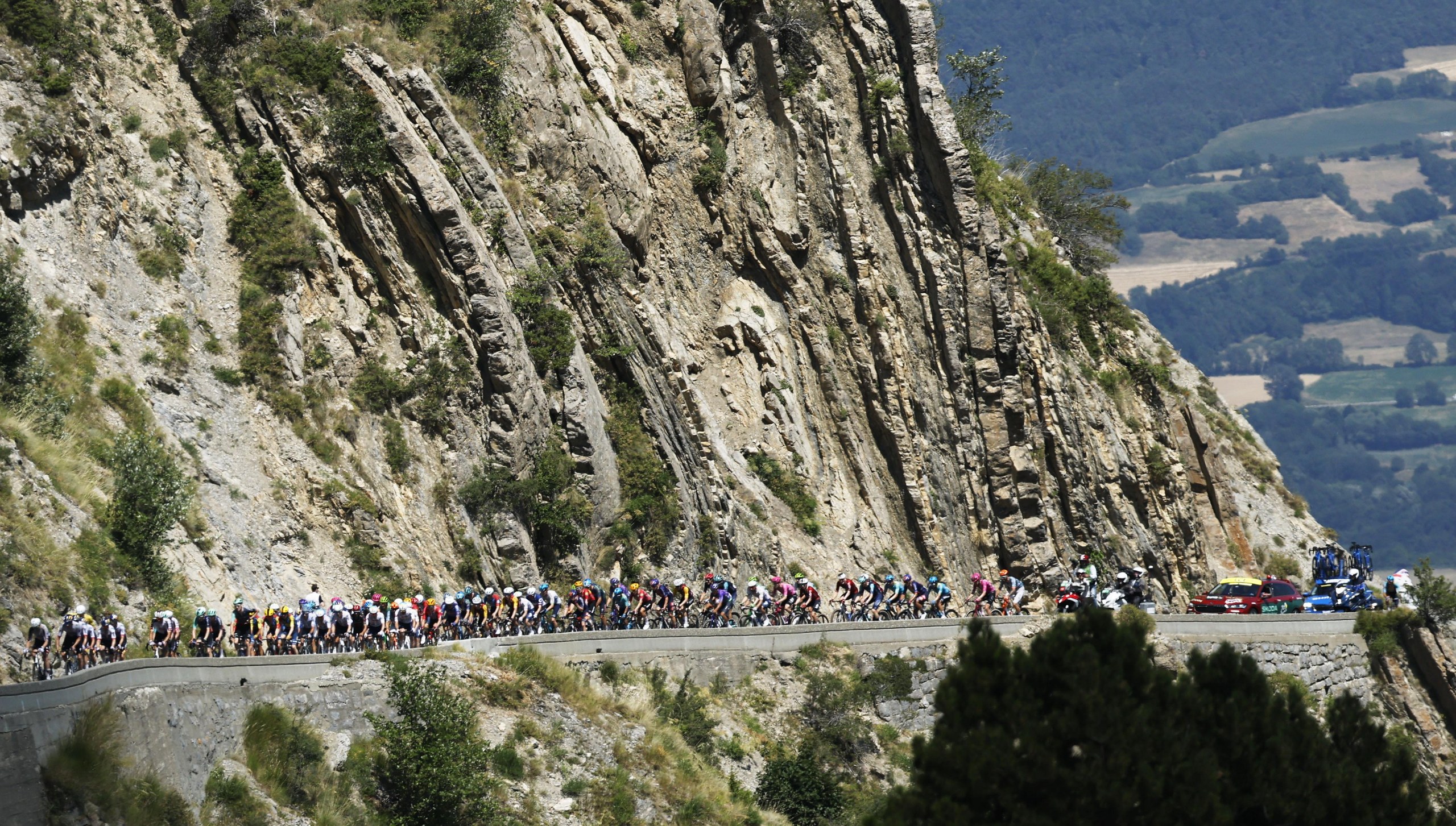 Riders during the Tour de France