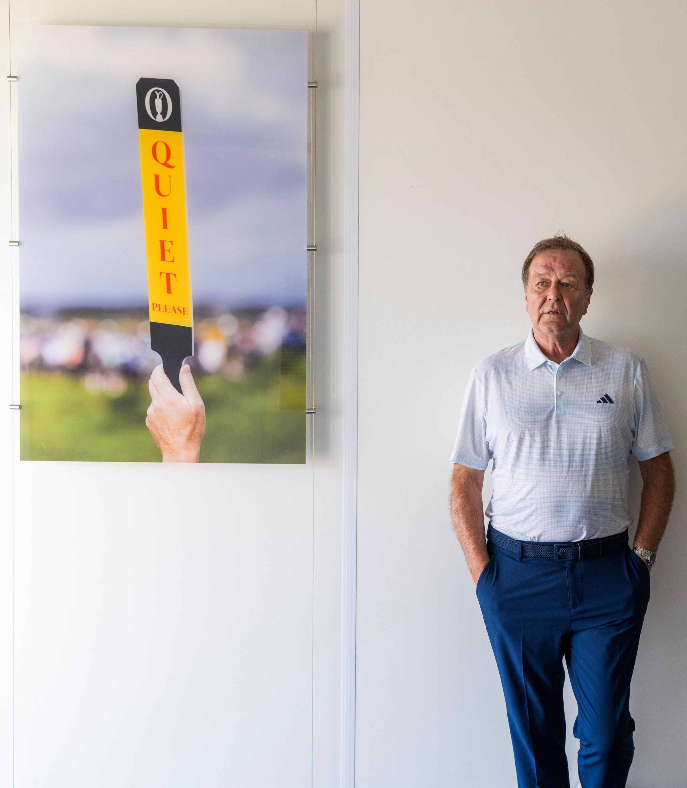 Sky Sports Golf presenter Ewen Murray at the Royal Birkdale Open
