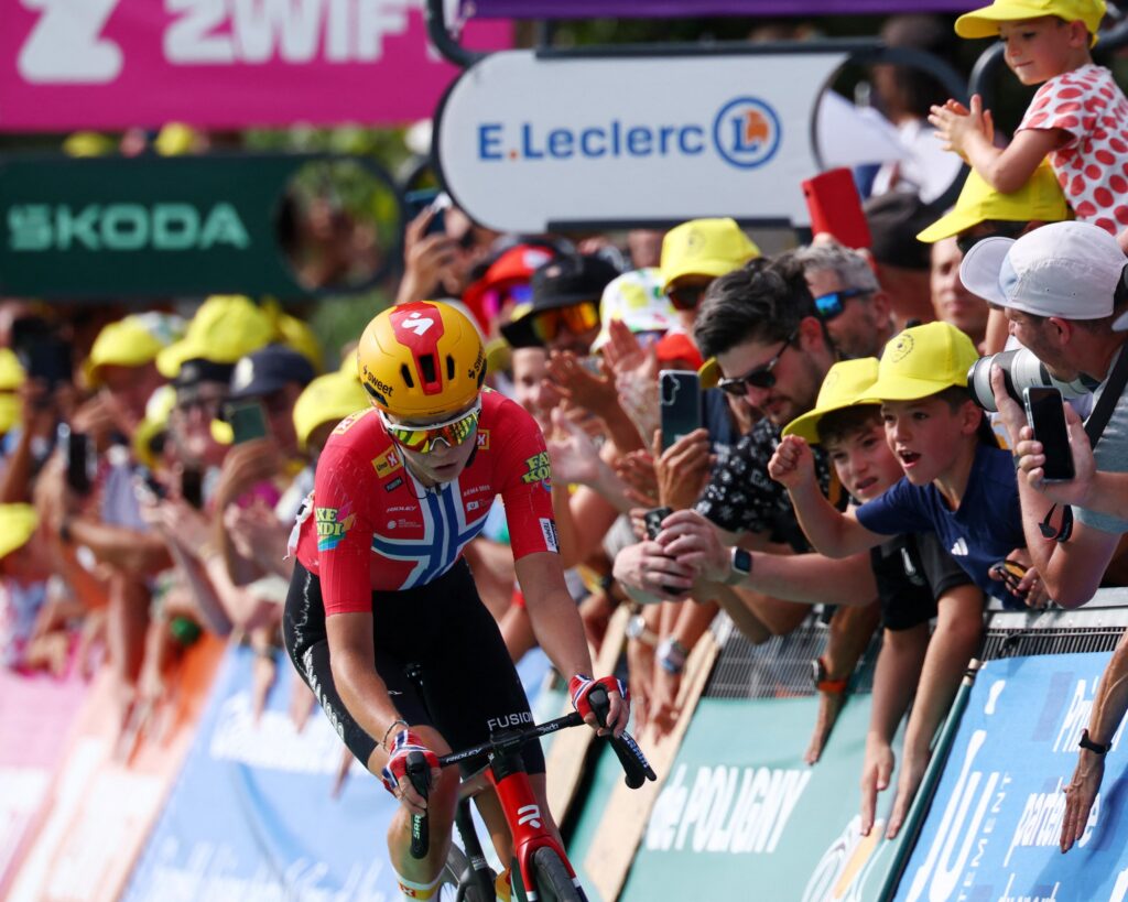 Sigrid Haugset remporte la troisième étape du Tour de France Femmes 2026