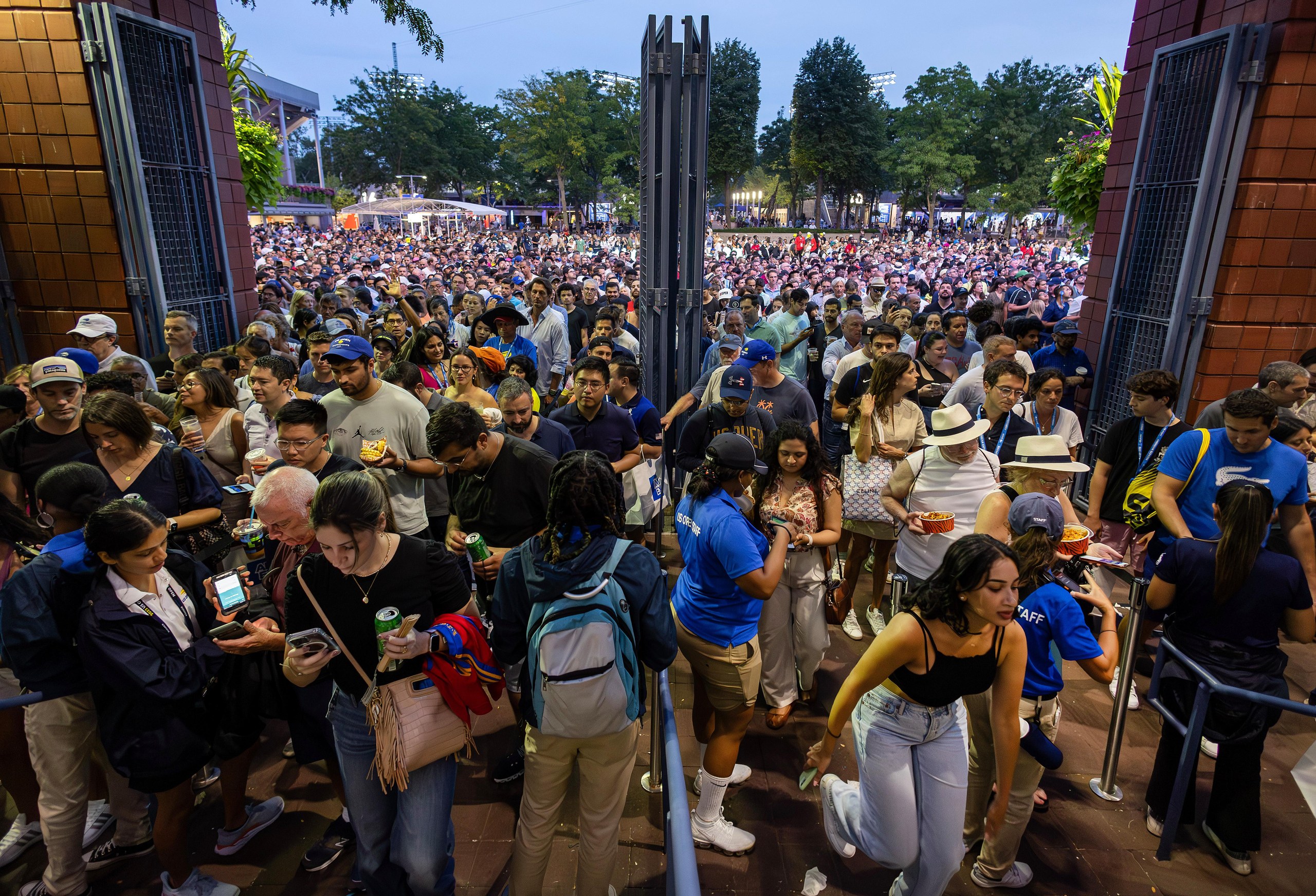 The US Open surpassed one million attendees for the first time in 2024.