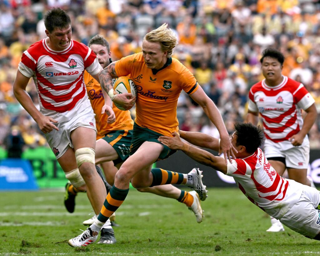 Carter Gordon brille au retour des Wallabies face au Japon avec une victoire éclatante