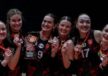 L&rsquo;équipe de volley-ball invaincue nominée pour un prix national