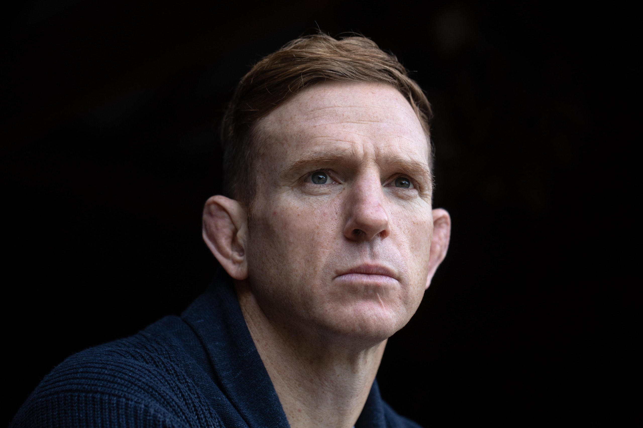 A portrait of Alix Popham, the former Wales No 8, in 2020