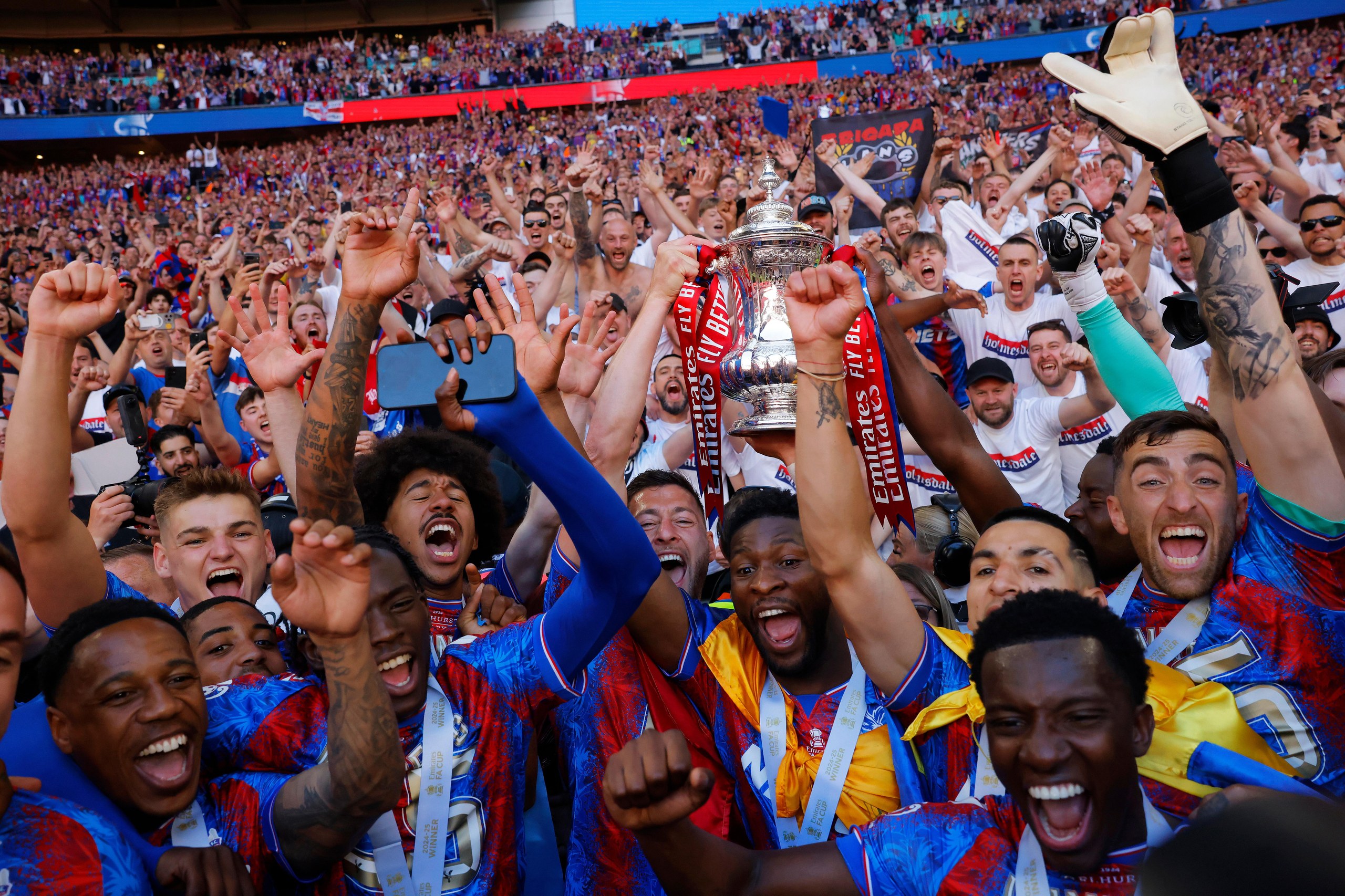 Crystal Palace booked their place in Europe by winning the FA Cup last year.