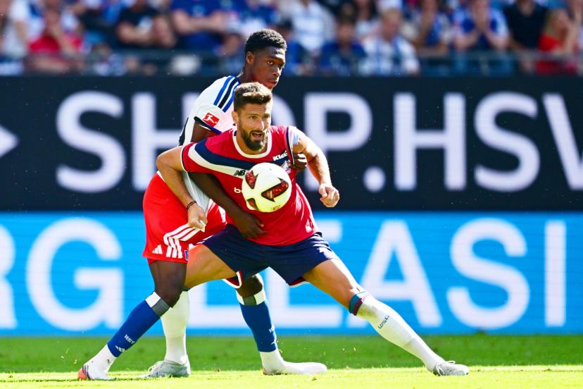 Olivier Giroud rassure Lille après une frayeur au genou