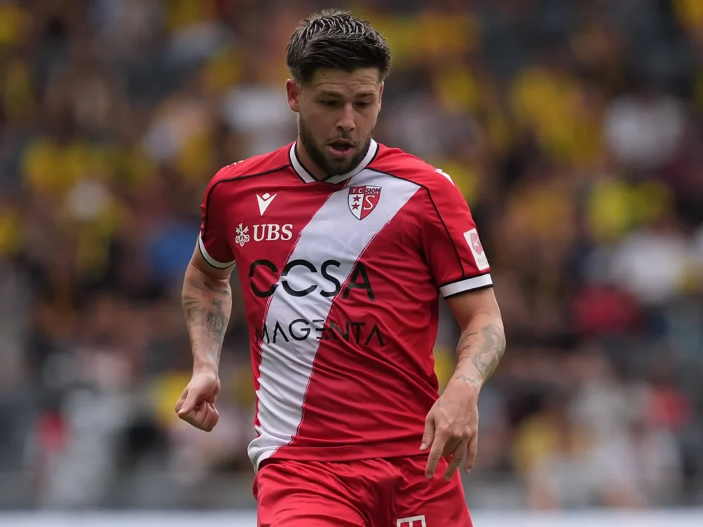 Le FC Sion refuse une offre pour Liam Chipperfield