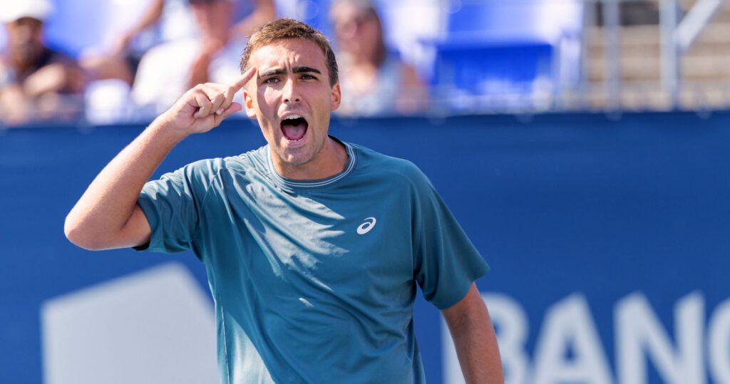 Daniel Merida defeats Tallon Griekspoor in Masters 1000 quarter-finals