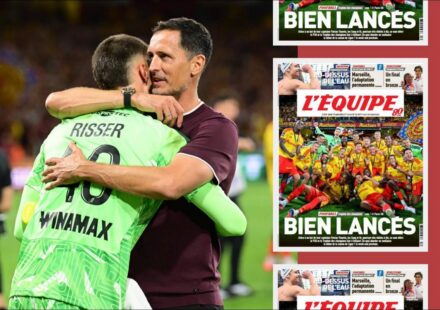Le RC Lens triomphe du PSG au Trophée des champions et fait la une